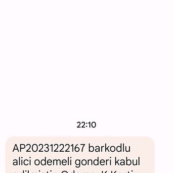 PTT Kargo Gönderim İle İlgili Yanıltıcı Mesaj