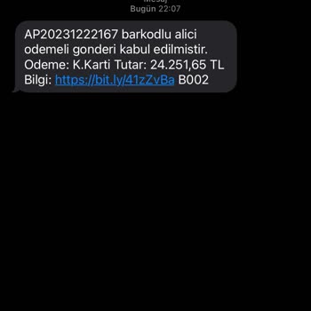 PTT Kargo Yanlış Alışveriş Bildirimi Ve Mağduriyet