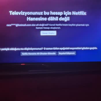 Netflix Sistemden Hane Kaydı Hatası!