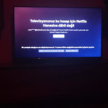 Netflix Sistemden Hane Kaydı Hatası!