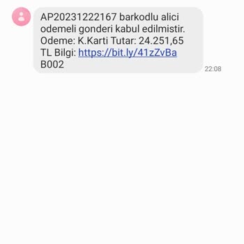 PTT Kargo - Rızam Dışında Gerçekleşen Alıcı Ödemeli Alışveriş