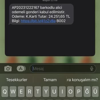 PTT Kargo Kabul Edilmeyen Kargo Ve Ücret Şikayeti