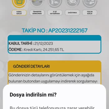 PTT Kargo Wee Accept Şikayet