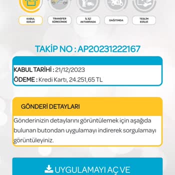 PTT Kargo Wee Accept Şikayet