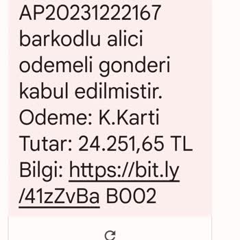 PTT Kargo Şüpheli Kargo Mesajı Ve Mağduriyetim