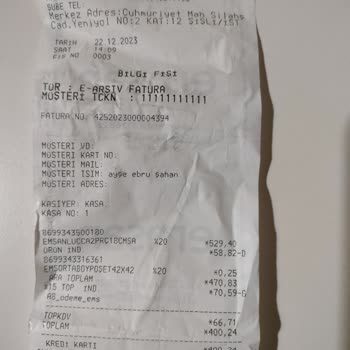 Kütahya Emsan Mağazası Ürünün Arkasında Durmuyor