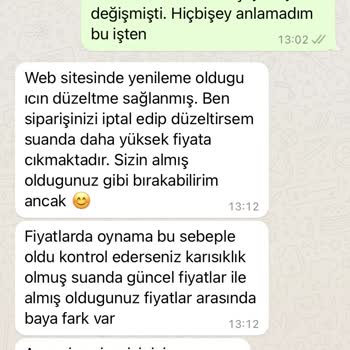 Ebu Privé Siparişin İptal Edilmesi Ve Göndereceğiz Deyip Sonra WP Dan Engel