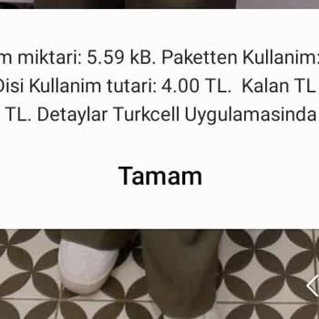 Turkcell'in Para Alması