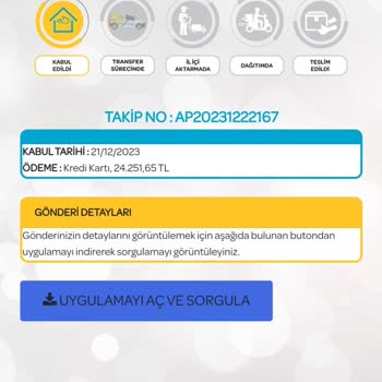 PTT Kargo Gelen Mesaj Hakkında