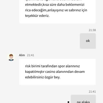Betmoney Risk Birimi Müdahalesi