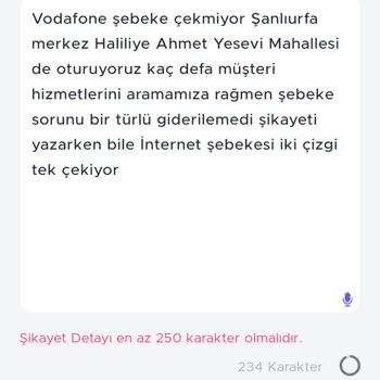 Vodafone Şebeke Ve İnternet Çekme Sorunu