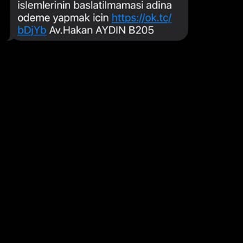 HGS İcra Borcu Mesajı