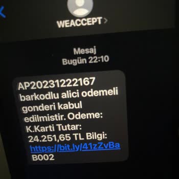 PTT Kargo Kabul Edilmeyen Gönderi Ve Haksız Ücret Talebi