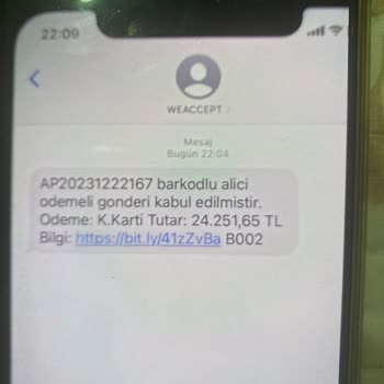 PTT Kargo Sahte Kargo Mesajı