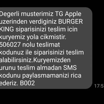 Fiyuu Bana Ait Olmayan Sipariş