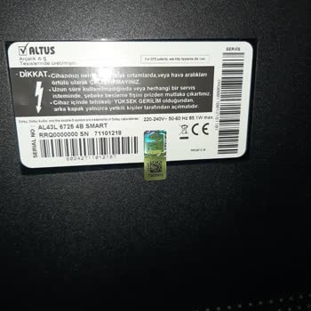 Arçelik Altus TV Komut Algılamıyor