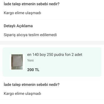 Dolap, Tarafımdan Kaynaklanmayan İadeden Ücret Kesti