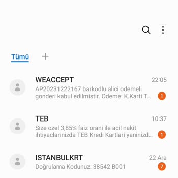 WEACCEPT (SMS) Takip Sahte Mesaj!