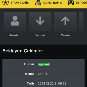 Betturkey Para Çekim Talebi