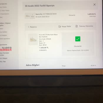 SuperStep Kolay İade Butonu Çıkmıyor