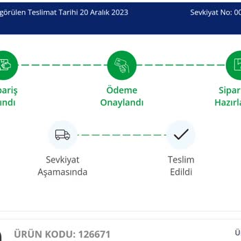 Avansas Aldığım Ürünüm Gelmedi