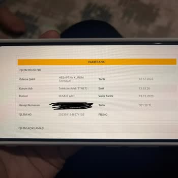Türk Telekom İnternet Faturası Ödememe Rağmen Yeniden Ücret Talep Edildi