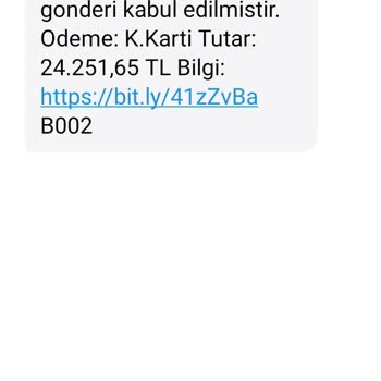 PTT Kargo Weaccept Gelen Kargo Mesajı!