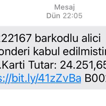 PTT Kargo Kredi Kartımdan Bilgim Dışında Ödeme Yapılmış!