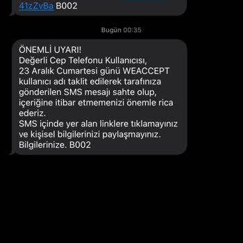 PTT Kargo PTT Asılsız Kargo Mesajı