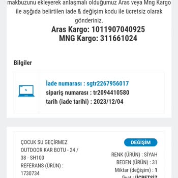 Afyon MNG Kargo Kayıp Ürün Ve Takip Sorunu