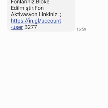 Finans Kuruluşları Adıyla Dolandırıcılık Tarafıma Gelen İstenmeyen Mesaj SMS!