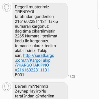 Sürat Kargo Yanlış Kişiye Kargo Teslimi