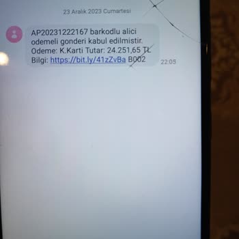 PTT Kargo Gelen Mesaj Şikayeti Hakkında