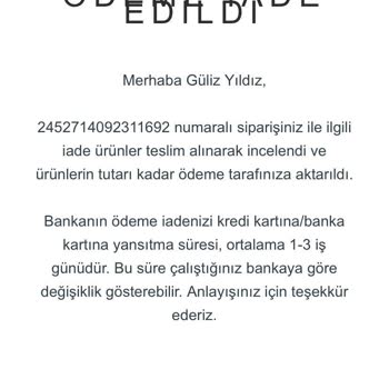 Madame Coco'nun Ürünü Geç Ve Eksik Göndermesi