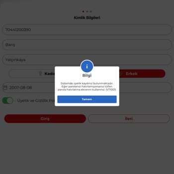 MHRS'de Kaydım Olmamasına Rağmen Hesap Açılması
