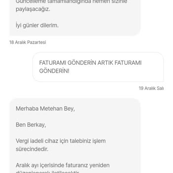 Hepsiburada Vergisiz Telefon Faturası Eksik Bilgi Yazılmış.