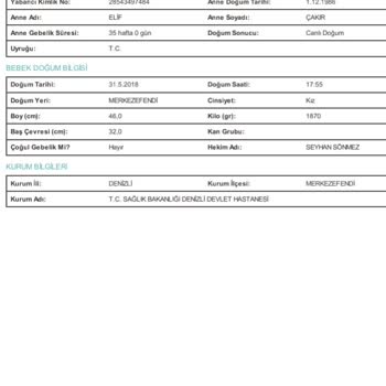 SGK 2018 Doğum Yardımı Alamama Sorunu