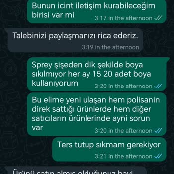 Polisan'ın Bozuk Ürün Satışı Yapıp Arkasında Durmaması