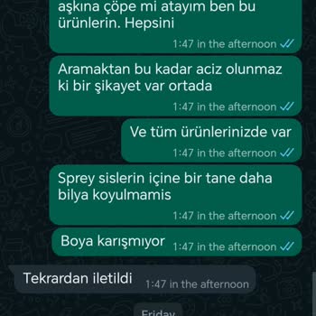 Polisan'ın Bozuk Ürün Satışı Yapıp Arkasında Durmaması