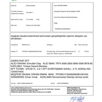 Termos Market Teslim Edilmeyen Termos Mağduriyeti