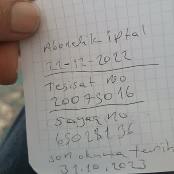 Aras Elektrik Perakende Satış A A. S, Den Şikayetçiyim