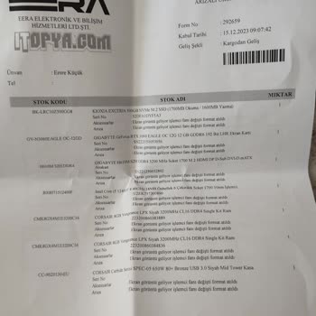 İtopya Bilgisayar İtopya Garanti Sıkıntısı