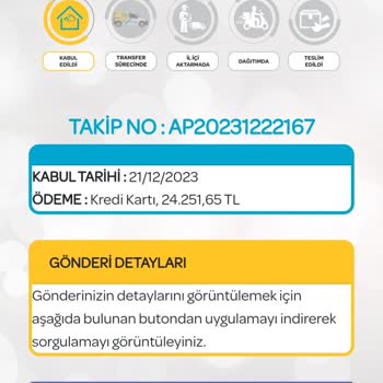 PTT Kargodan Weaccept Spam Mesajı