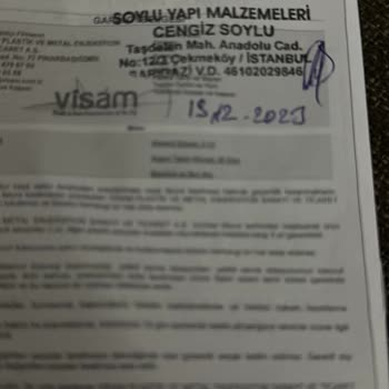 Visam İç Takım Arızası