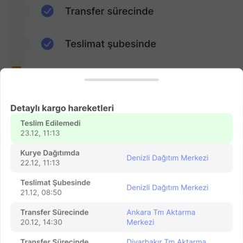 hepsiJET Kargom Teslim Edilmedi
