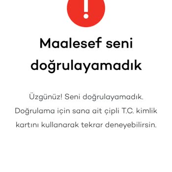 Tosla Yüz Tarama Hatası
