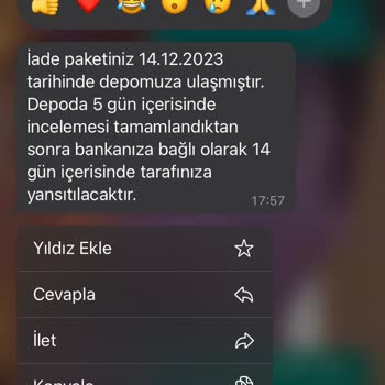 Zara İade Ettiğim Ürünün Onayını Hâlâ Alamadım
