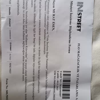 In Street Ayakkabı Hatasını Kabul Etmiyor