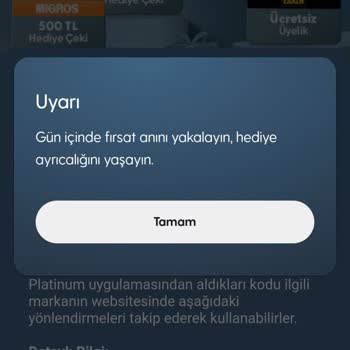 Turkcell Platinum Yılın Fırsatları Hata Veriyor