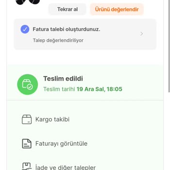 Hepsiburada Üzerinden Aldığımız Derimod Faturam Gelmedi.